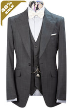 The Rowling Grey Windowpane Suit