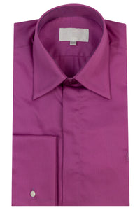 Dark Pink Cutaway Collar Shirt