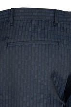 The Williamson Navy Rectangle Pattern Suit