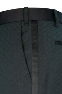 The Hammond Hunter Green Pattern Dinner Suit