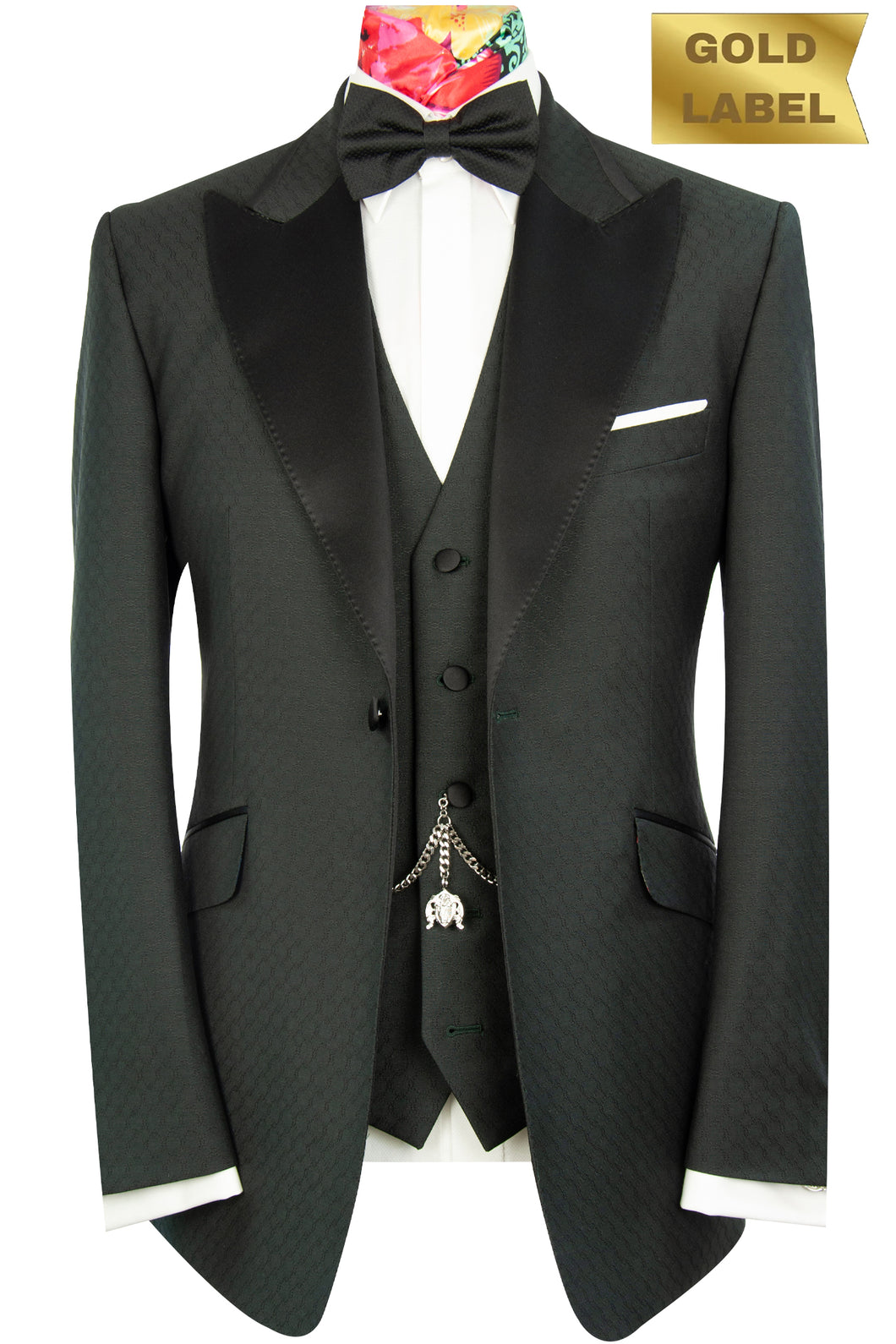 The Hammond Hunter Green Pattern Dinner Suit