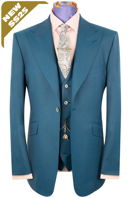 The Amesbury Petrol Blue Suit