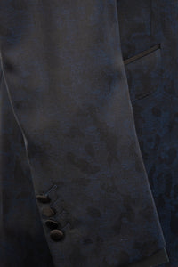 The Waverley Navy Camo Pattern Dinner Suit