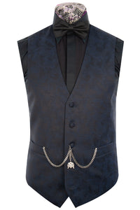 The Waverley Navy Camo Pattern Dinner Suit