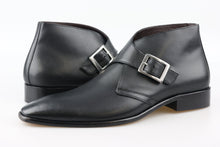 Black Single Monk Strap Preston Boot