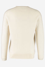 Cream Merino Raglan Crew Jumper