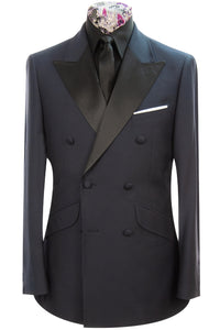 The Beckenham Midnight Navy Double Breasted Suit