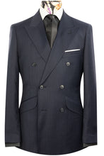 The Huxley Navy Dot Double Breasted Suit