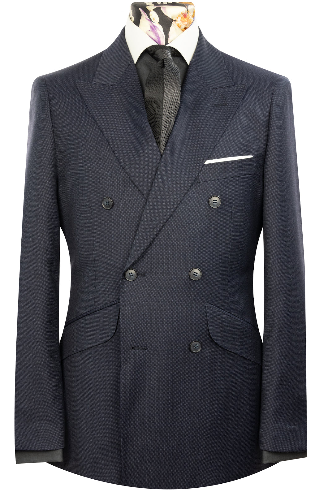 The Huxley Navy Dot Double Breasted Suit