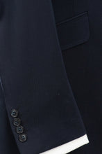 The Follett Navy Herringbone Suit