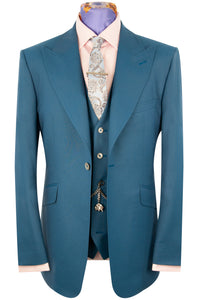 The Amesbury Petrol Blue Suit