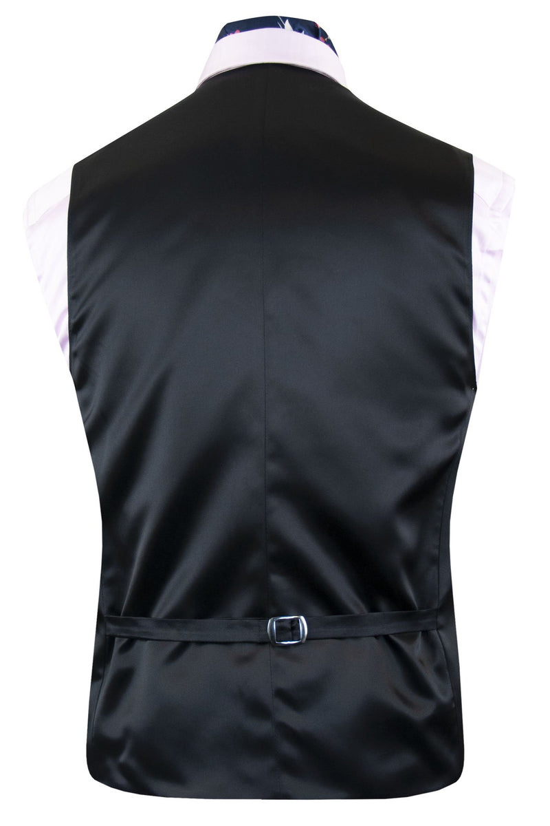 Black Silk Waistcoat – William Hunt Savile Row